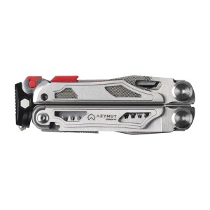 Multitool Azymut Giewon FS - 19 narzędzi, krzesiwo + gwizdek + kabura