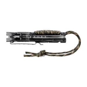 Nóż Mil-Tec survivalowy z krzesiwem, gwizdkiem i paracordem