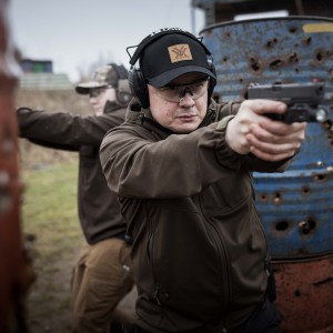 Ochronniki słuchu aktywne RealHunter Active ProSHOT BT, czarne