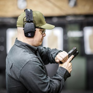 Ochronniki słuchu aktywne RealHunter Active ProSHOT BT, czarne