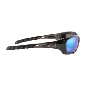 Okulary polaryzacyjne Wiley X Gravity Captivate CCGRA19, niebieskie lustro, czarne oprawki