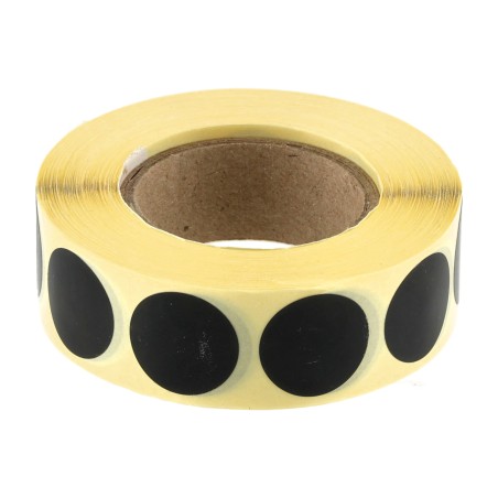 Zaklejki do tarcz Range Solutions czarne 20mm, 1000szt.