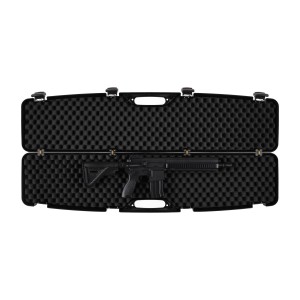 Kufer na broń Megaline czarny 125x25x11 cm z zamkiem