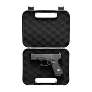 Kufer transportowy na pistolet Megaline 24,5x17,8x3,9 cm, czarny