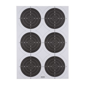 Tarcza strzelecka TS-2x6 do treningu pistoletowego (50 szt.)