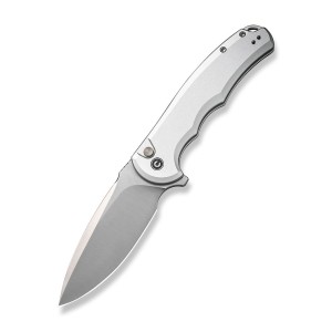 Nóż CIVIVI Button Lock Praxis Aluminum Silver