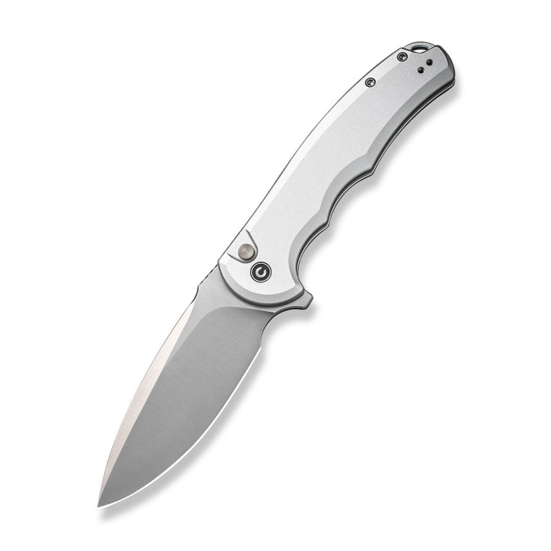 Nóż CIVIVI Button Lock Praxis Aluminum Silver