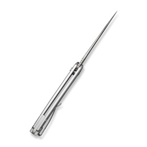 Nóż CIVIVI Button Lock Praxis Aluminum Silver