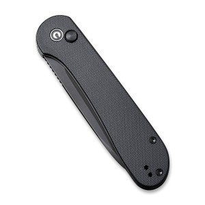 Nóż CIVIVI Button Lock Elementum All Black G10