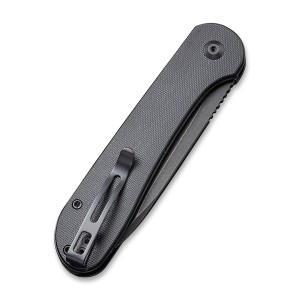Nóż CIVIVI Button Lock Elementum All Black G10