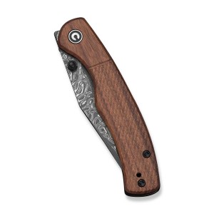 Nóż Civivi Clingman Damascus Guibourtia Wood