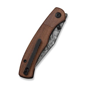 Nóż Civivi Clingman Damascus Guibourtia Wood