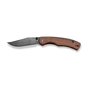 Nóż Civivi Clingman Damascus Guibourtia Wood
