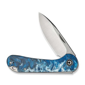 Nóż Civivi Elementum Slip Joint 14C28N Blue Resin