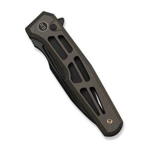 Nóż WE Knife Dressytak M390 Bronze Titanium