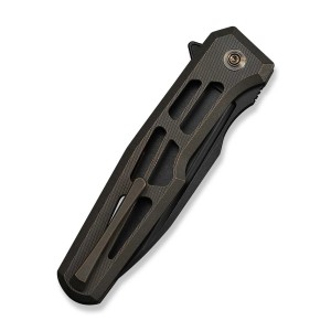 Nóż WE Knife Dressytak M390 Bronze Titanium