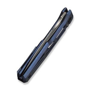 Nóż WE Knife Dressytak M390 Blue Titanium