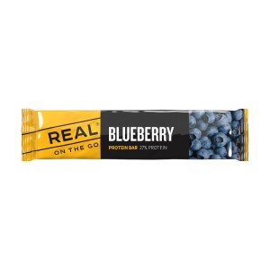 Baton proteinowy Real Turmat Protein Bar Blueberry 40 g - jagodowy