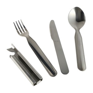 Niezbędnik turystyczny składany Outrest Foodkit 4w1 z pokrowcem