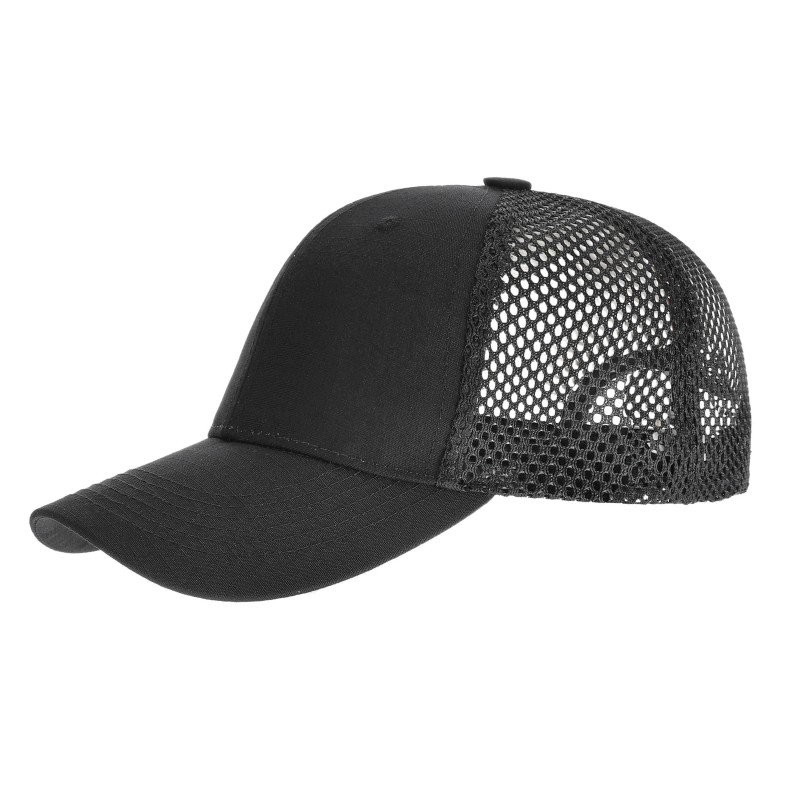 Czapka M-Tac Flex Rip-Stop z siatką, czarna