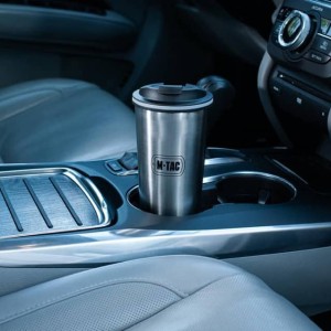 Kubek Termiczny M-Tac z zaworem 450 ml stal nierdzewna
