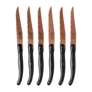 Nóż Laguiole do steków Prestige Line Style de Vie Copper Stonewash 6 szt.