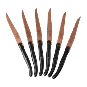 Nóż Laguiole do steków Prestige Line Style de Vie Copper Stonewash 6 szt.