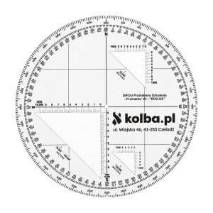 Protraktor kątomierz mapowy V3