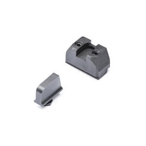 Wysokie przyrządy celownicze DTF Analog Sights High do Glock Gen 5 MOS - Black On Black
