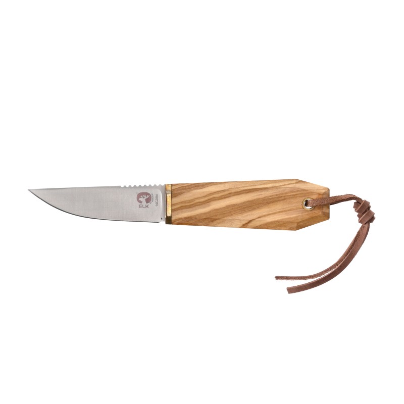 Nóż o stałej klindze Antonini Elk Leather Sheath 19 oliwkowy