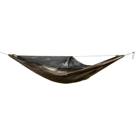 Hamak TigerWood Ważka V2 Long Pocket z moskitierą, khaki