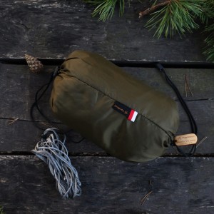 Hamak TigerWood Ważka V2 Long Pocket z moskitierą, khaki