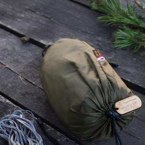 Hamak TigerWood Ważka V2 z moskitierą Double Zip, khaki
