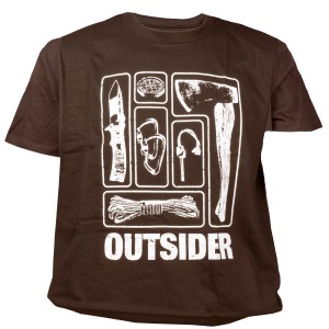 Koszulka męska TigerWood Outsider brązowa