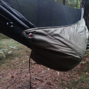 Podpinka do hamaka TigerWood Underquilt Marra 2.0 200 cm, oliwkowa