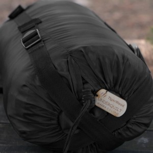 Podpinka Underquilt TigerWood Marra 2.0 Climashield Apex 2.0 230 cm, czarna