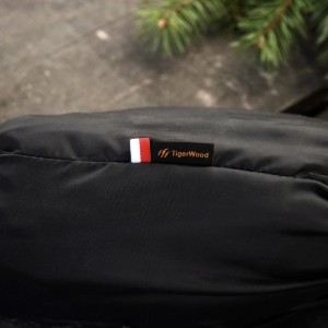 Ultralekki Hamak Turystyczny TigerWood Ważka V1 z Moskitierą, Czarny