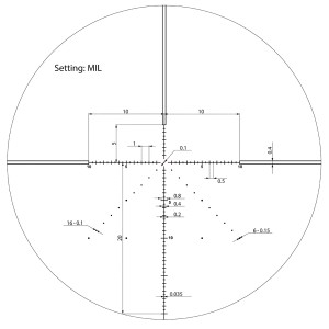 Luneta celownicza Vector Optics Veyron 6-24x44 30 mm FFP SCFF-37