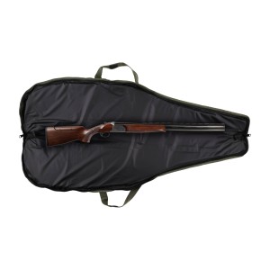 Pokrowiec na broń Forsport 125 cm - oliwkowy, haft czarna głowa jelenia 2, biza pomarańczowa
