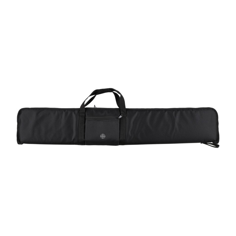 Pokrowiec na broń Forsport strzelba/ wiatrówka 115 cm - czarny, haft biała tarcza