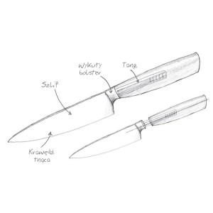 Nóż Szefa Böker Solingen Core Professional 21 cm
