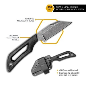 Nóż Outdoor Edge Pivot Wharncliffe Black blister