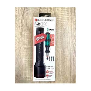Latarka Ledlenser P6R core + zestaw WERA 900lm