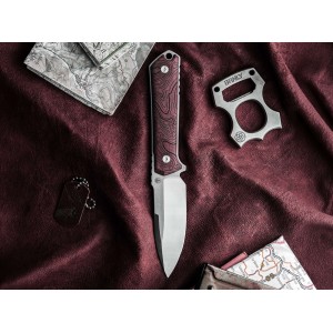 Nóż Böker Kiboku Richlite Red Topo RWL34