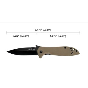 Nóż składany Kershaw Emerson 6054BRNBLK