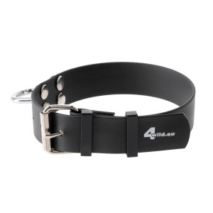 Obroża tropowa 4wild BioThane 30 mm czarna 30-36 cm