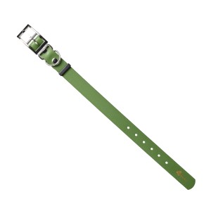 Obroża wodoodporna 4wild 25 mm 28-38 cm oliwkowa