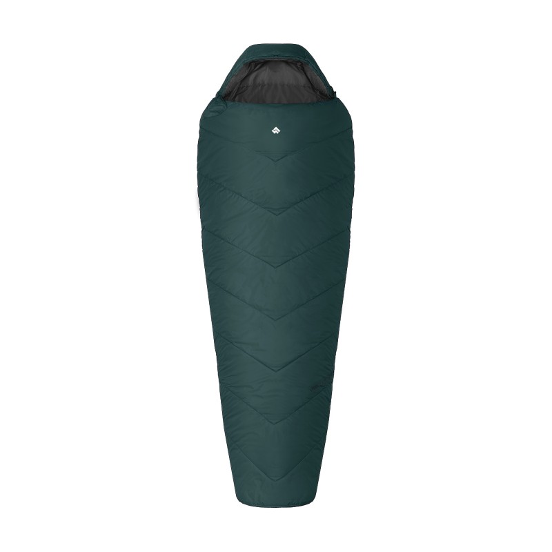 Śpiwór Alpinus Fiber Pro 800 dla leworęcznych, zielony