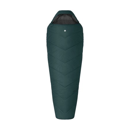 Śpiwór Alpinus Fiber Pro 800 dla leworęcznych, zielony