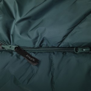 Śpiwór Alpinus Fiber Pro 800 dla leworęcznych, zielony
